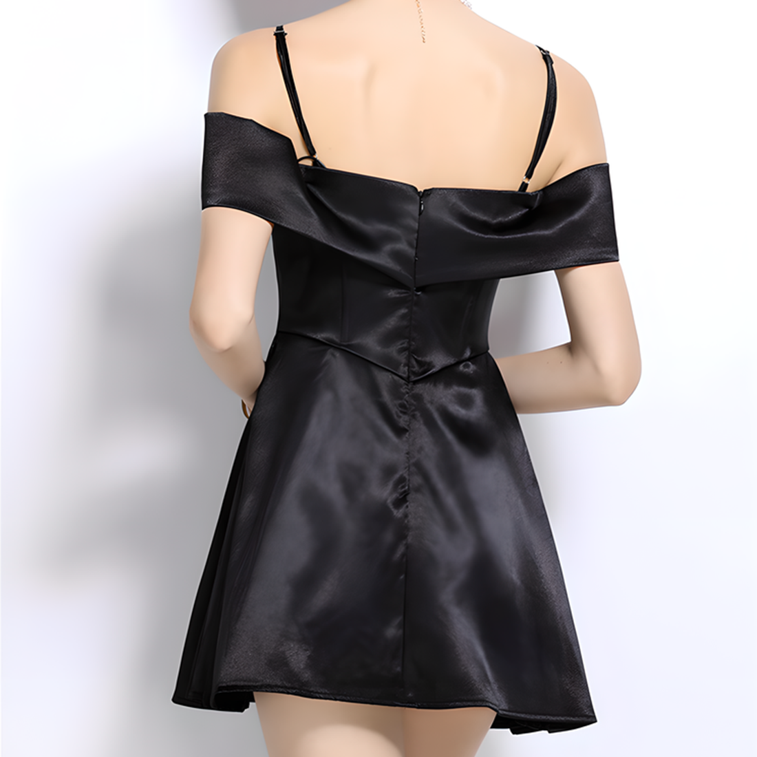 Butterfly Bow Off-Shoulder Corset Waist A-Line Dress