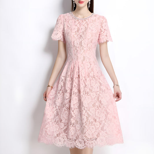 Charming Lace Dress with Delicate Details