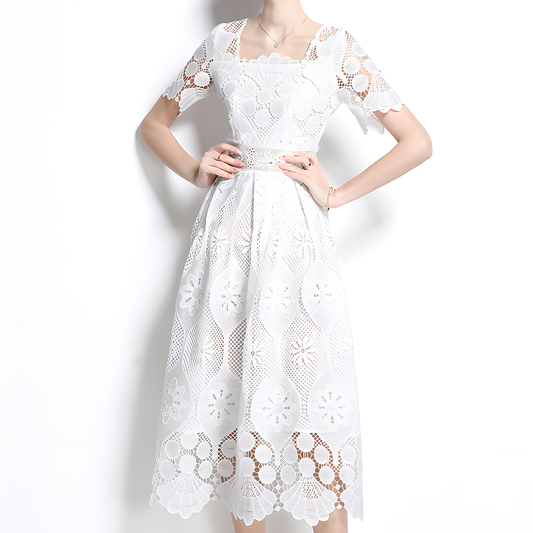 Holiday Romantic Lace Dress - New Arrival