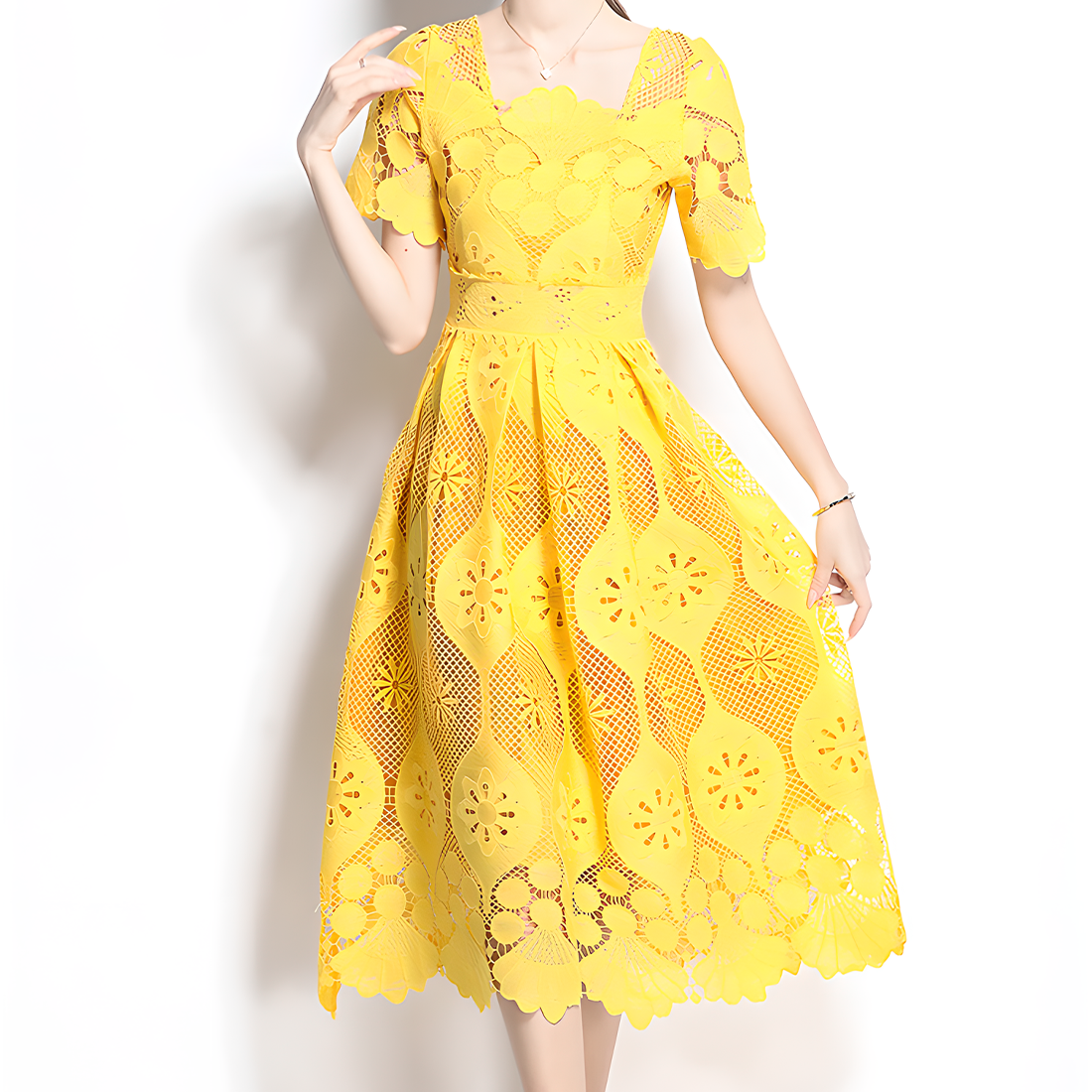 Holiday Romantic Lace Dress - New Arrival