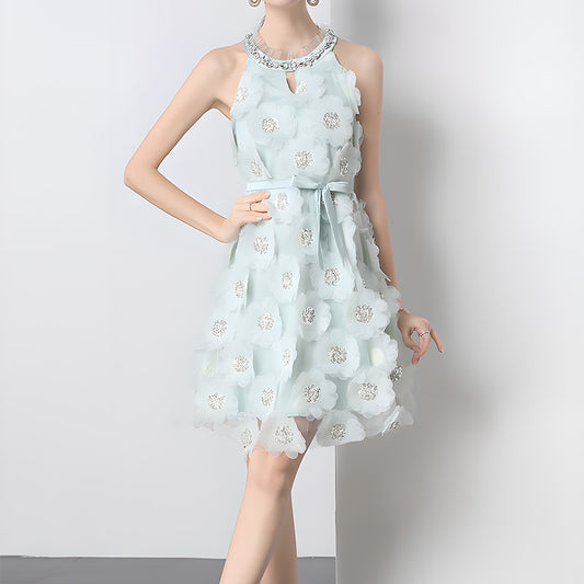 Chic Floral Dress with Delicate Details