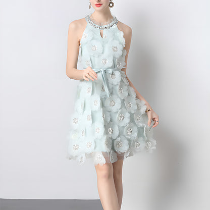 Chic Floral Dress with Delicate Details