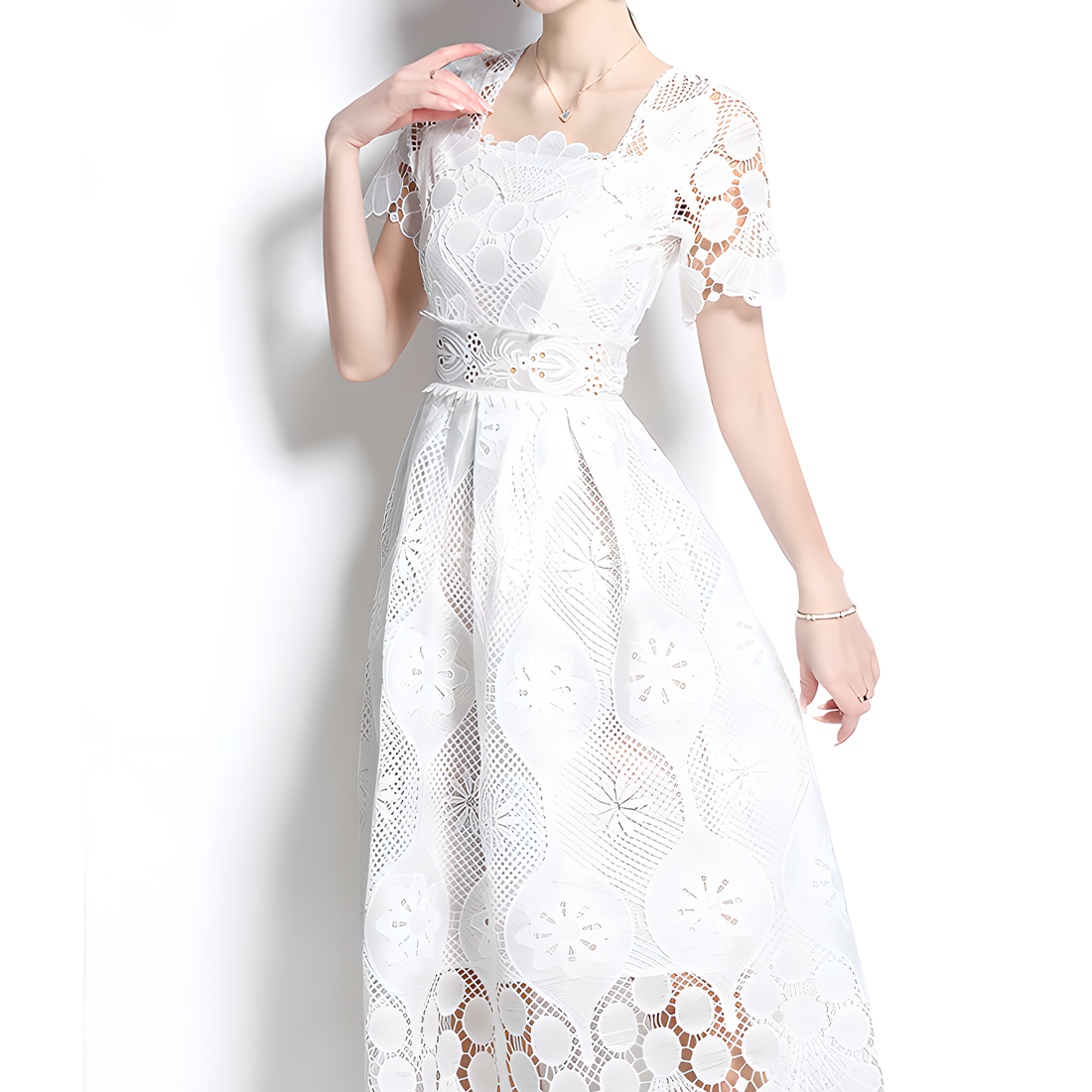 Holiday Romantic Lace Dress - New Arrival