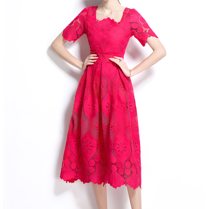 Holiday Romantic Lace Dress - New Arrival