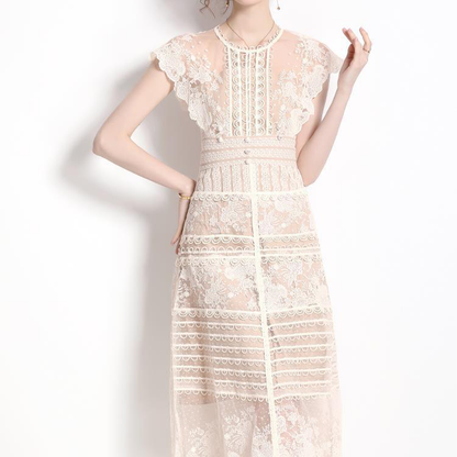 Handcrafted Embroidered Lace Dress
