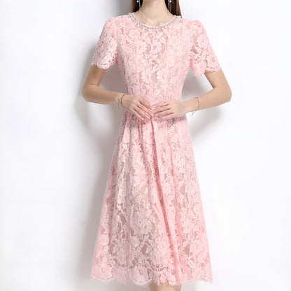 Charming Lace Dress with Delicate Details