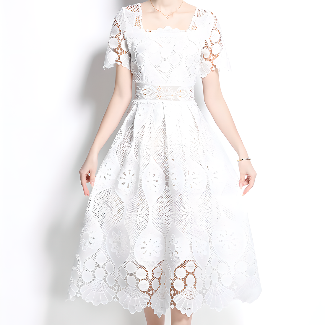 Holiday Romantic Lace Dress - New Arrival