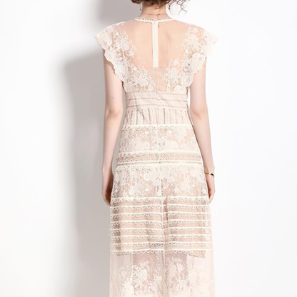 Handcrafted Embroidered Lace Dress