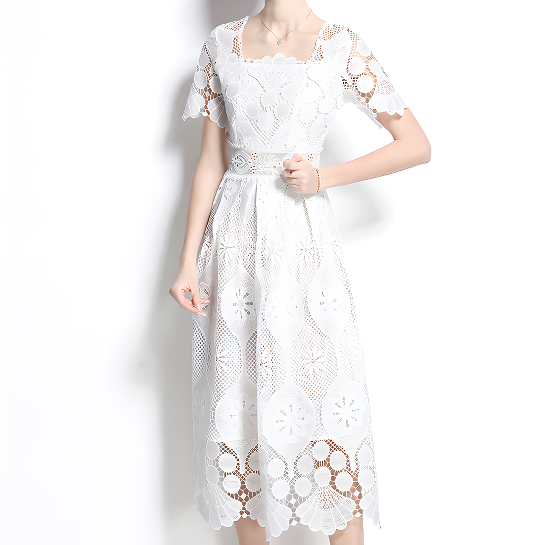 Holiday Romantic Lace Dress - New Arrival
