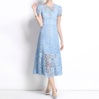 Vintage Lace Dress - Elegant and Feminine