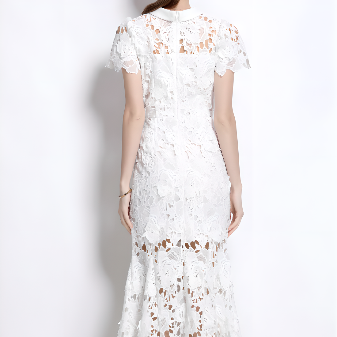 Charming Lace Dress with Unique Design