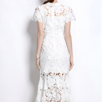 Charming Lace Dress with Unique Design